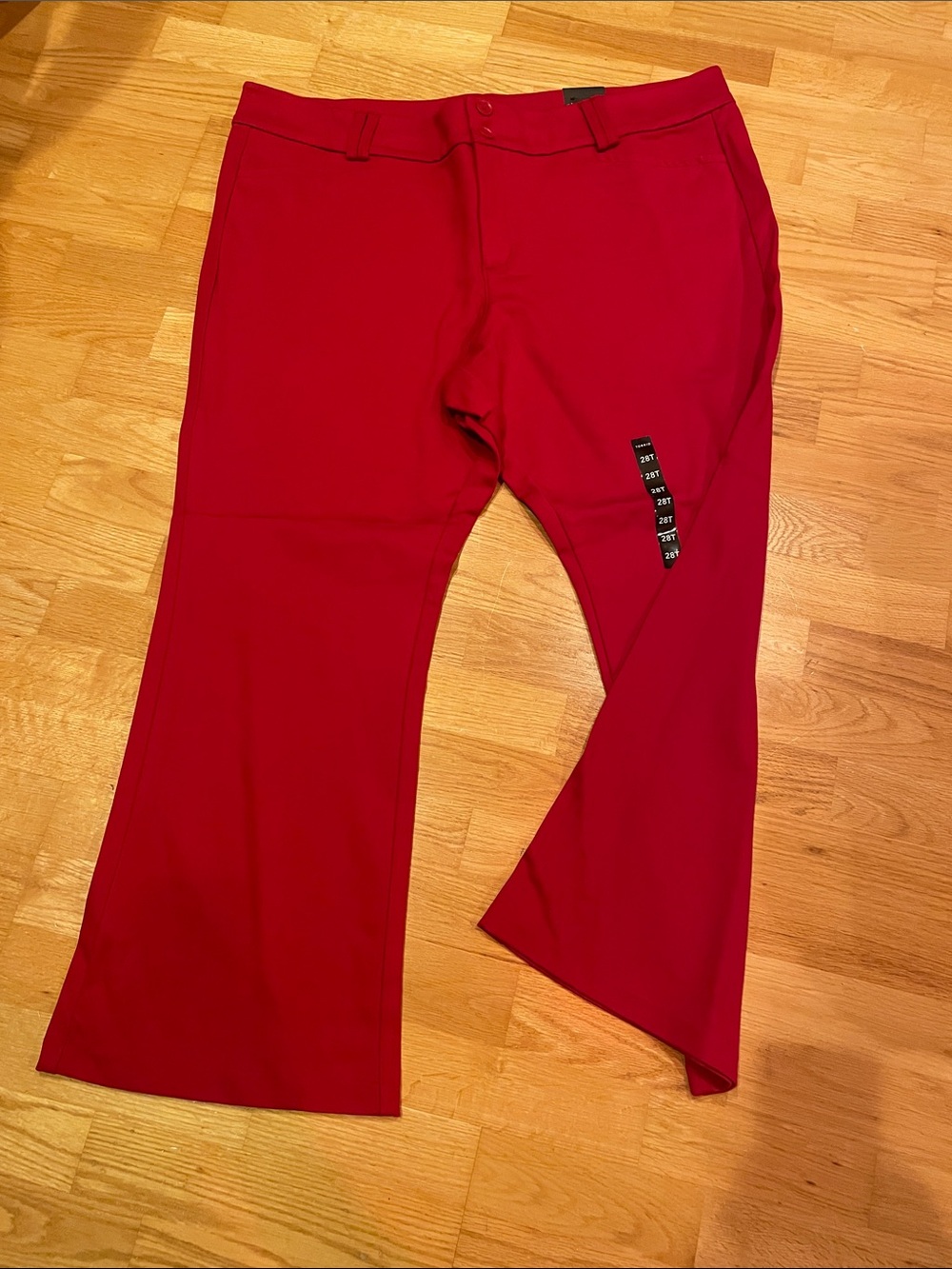 Torrid  Red Trouser Boot Pants
